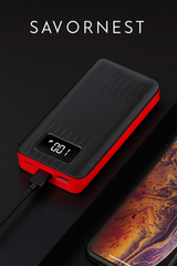 SavorNest™ PowerVault 20K — Dual USB + LED Flashlight Charger