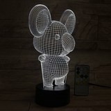 SavorNest™ Koala Night Light – Remote Control 3D Illusion Lamp (CLEARANCE)