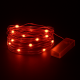 SavorNest™ AuroraSpark LED Fairy Light Set – 12 Pack (Red Glow)