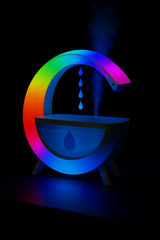 SavorNest™ HaloMist Anti-Gravity Humidifier – RGB Light | Air + Ambience