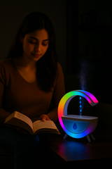 SavorNest™ HaloMist Anti-Gravity Humidifier – RGB Light | Air + Ambience
