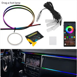 SavorNest™ DriveGlow Ambient Light Strip – RGB Sync Edition