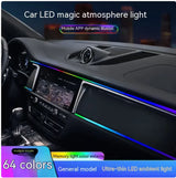 SavorNest™ DriveGlow Ambient Light Strip – RGB Sync Edition